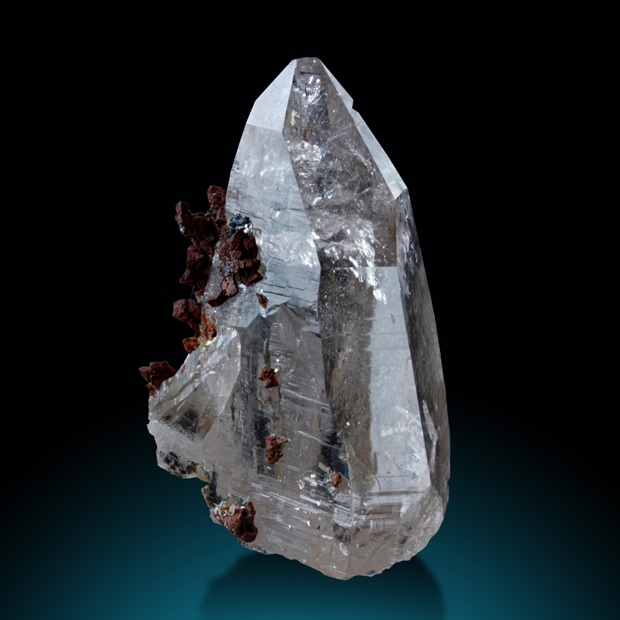 Rock Crystal With Ankerite