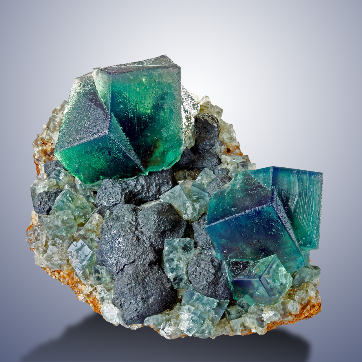 Fluorite With Galena