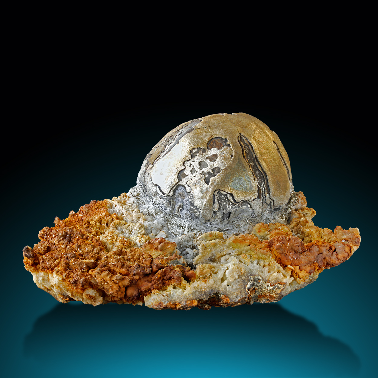 Pyrite Calcite & Siderite