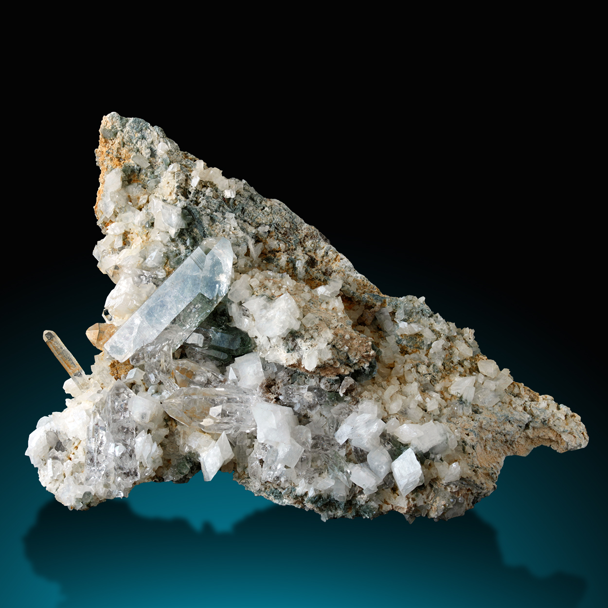 Rock Crystal & Adularia