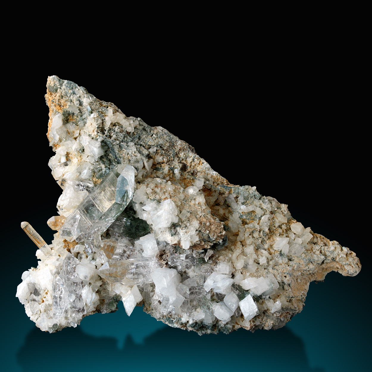 Rock Crystal & Adularia