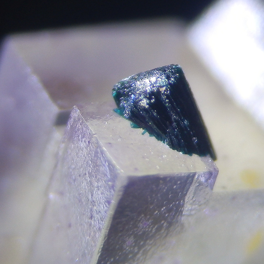 Clinoclase & Fluorite