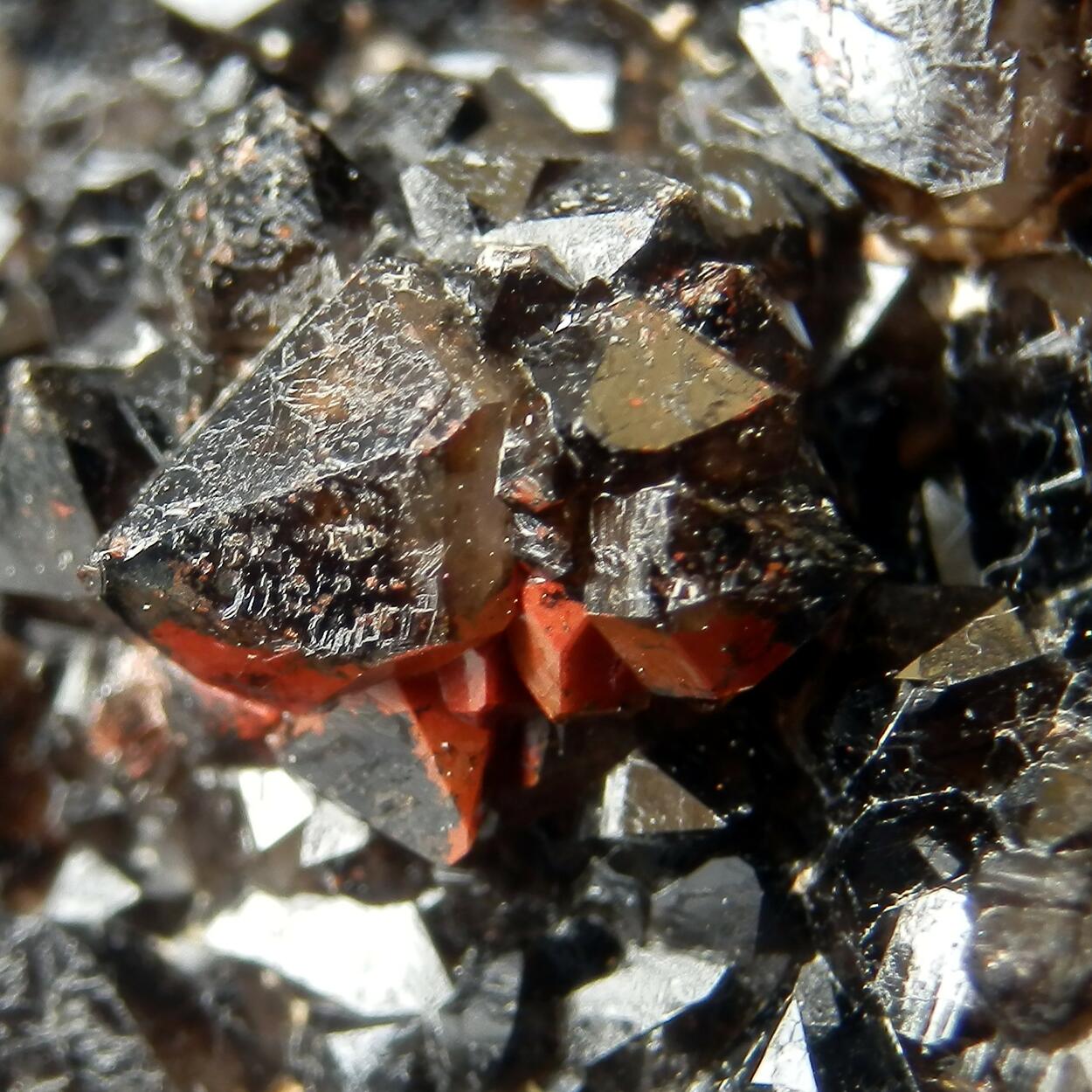 Quartz Var Eisenkiesel & Fluorite
