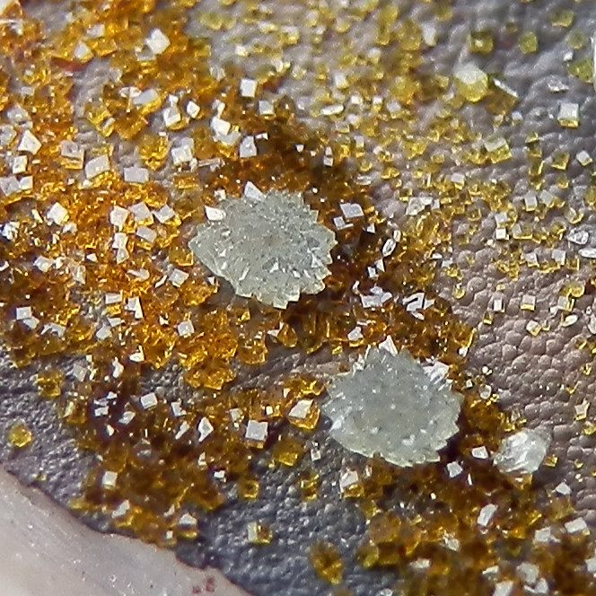 Scorodite & Bariopharmacosiderite