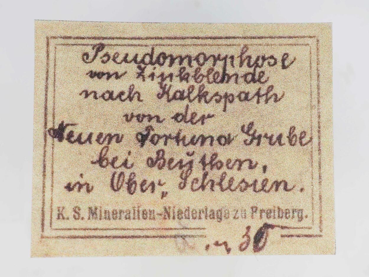 Sphalerite Psm Calcite