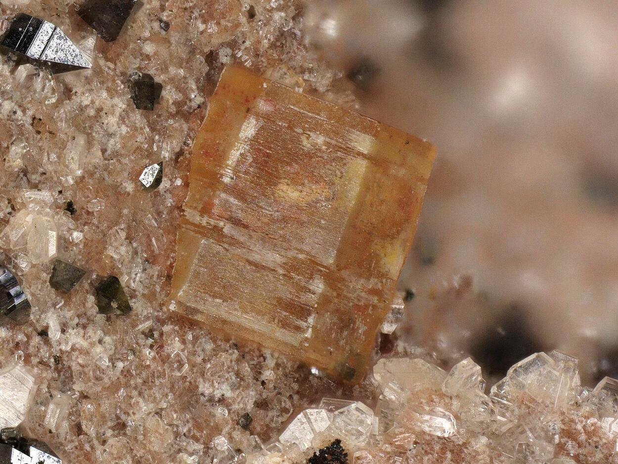 Parisite-(Ce) & Anatase