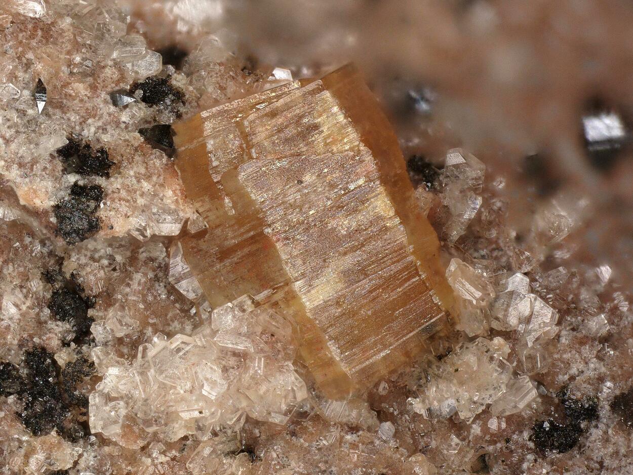 Parisite-(Ce) & Anatase