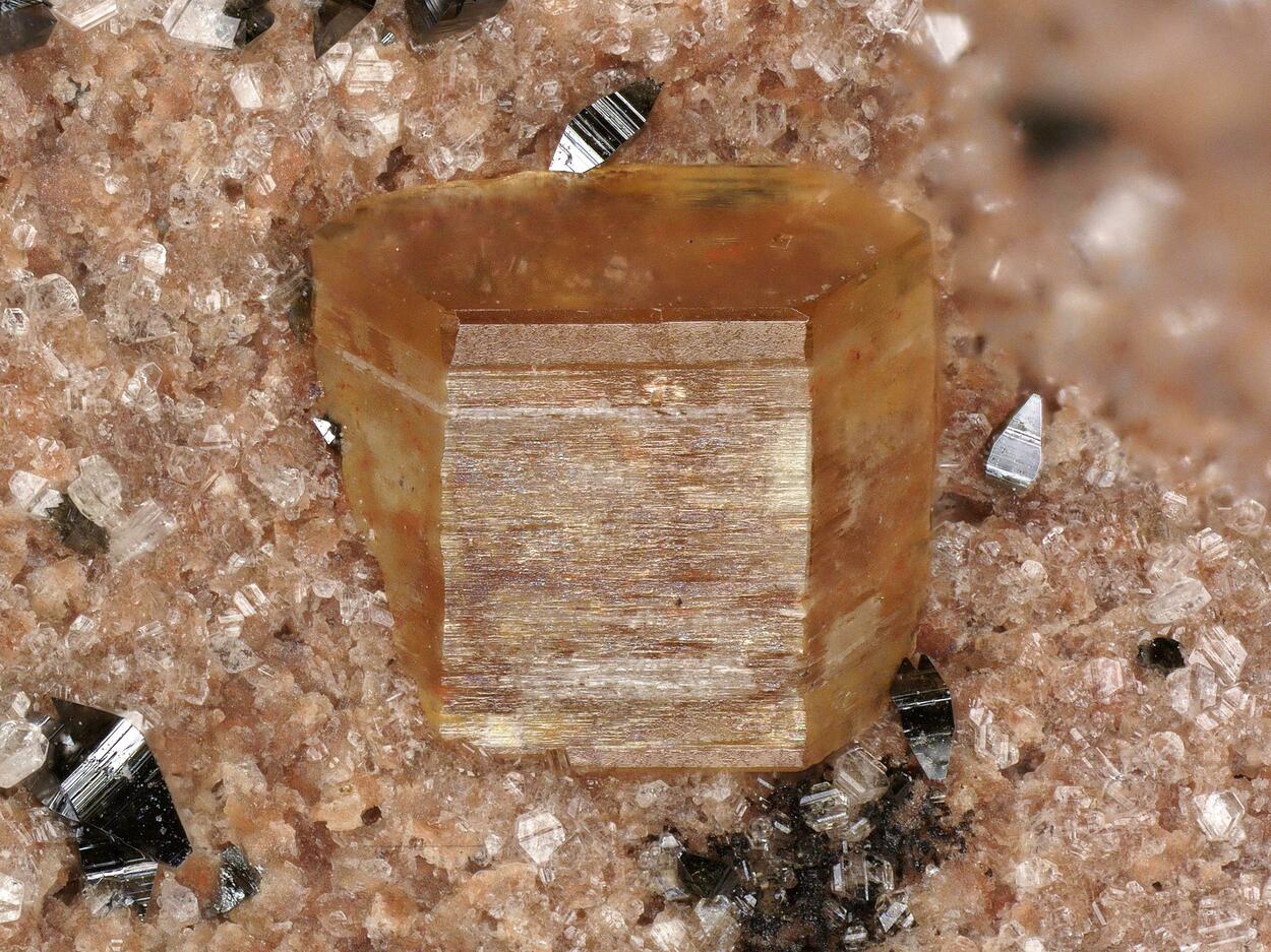 Parisite-(Ce) & Anatase