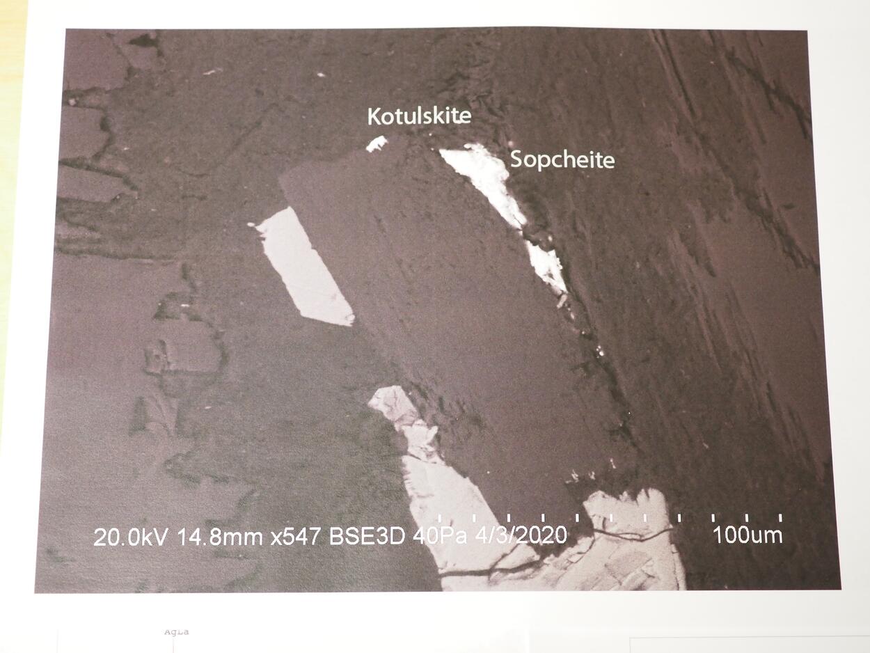 Sopcheite With Kotulskite & Moncheite