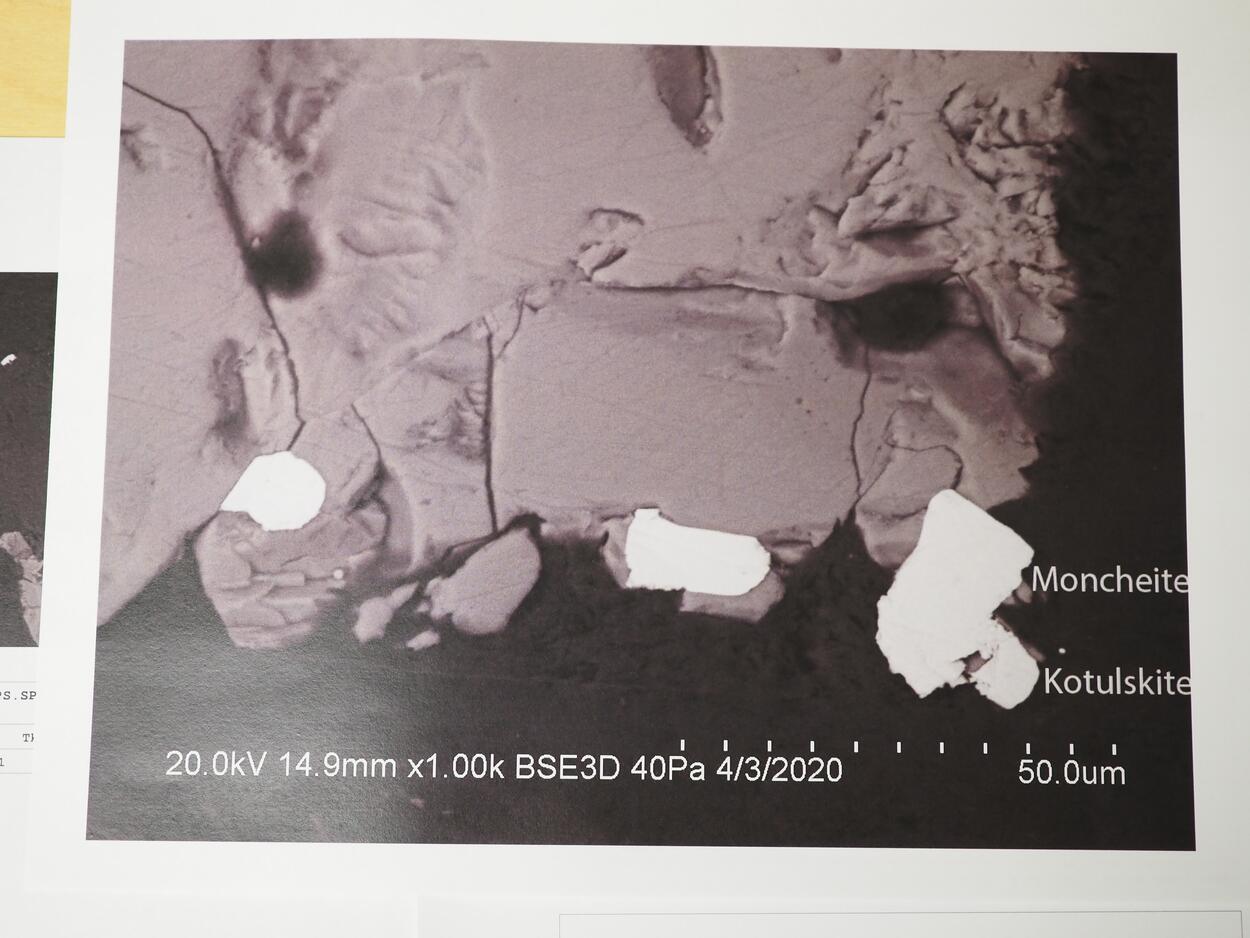 Sopcheite With Kotulskite & Moncheite