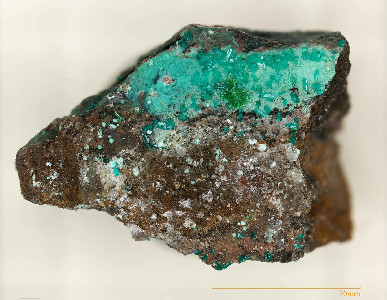Dioptase & Malachite