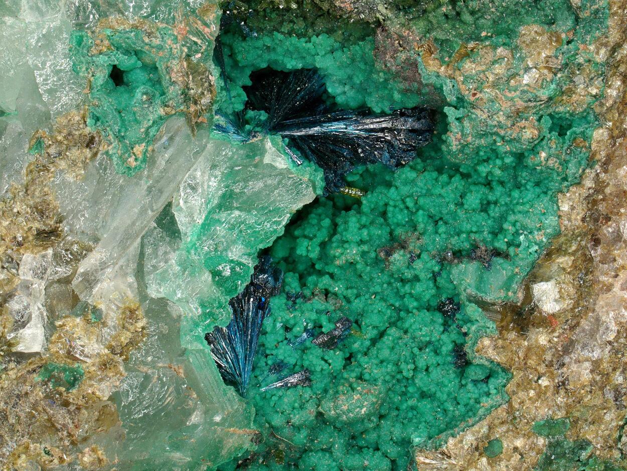 Clinoclase & Olivenite