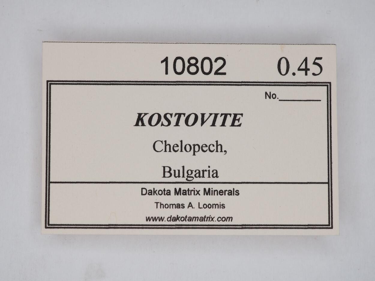 Kostovite