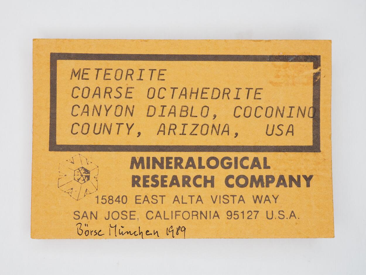 Iron Nickel Meteorite