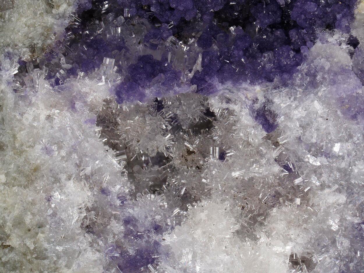 Dawsonite & Fluorite