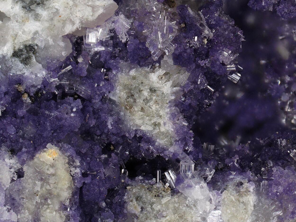 Dawsonite & Fluorite