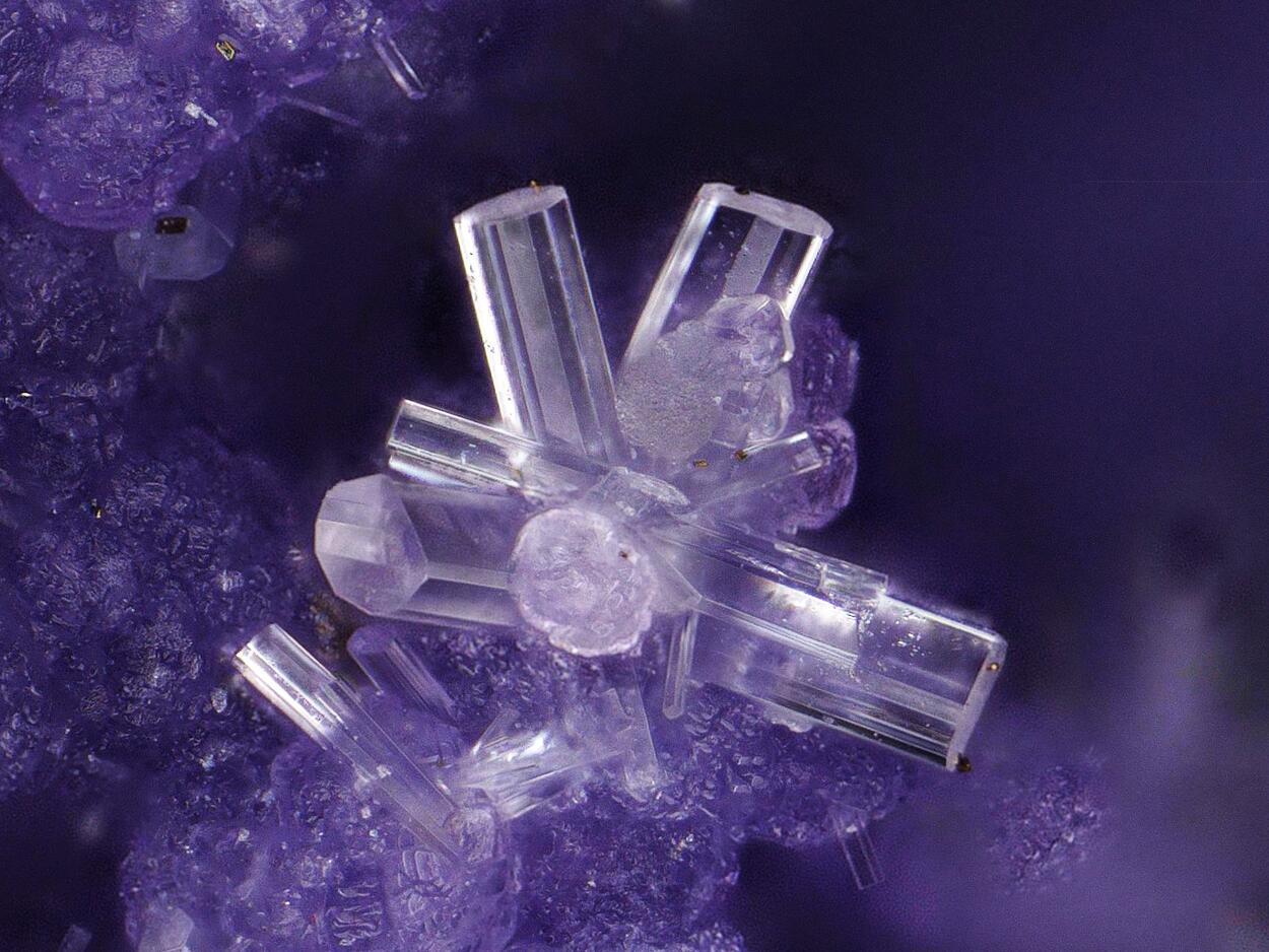 Dawsonite & Fluorite