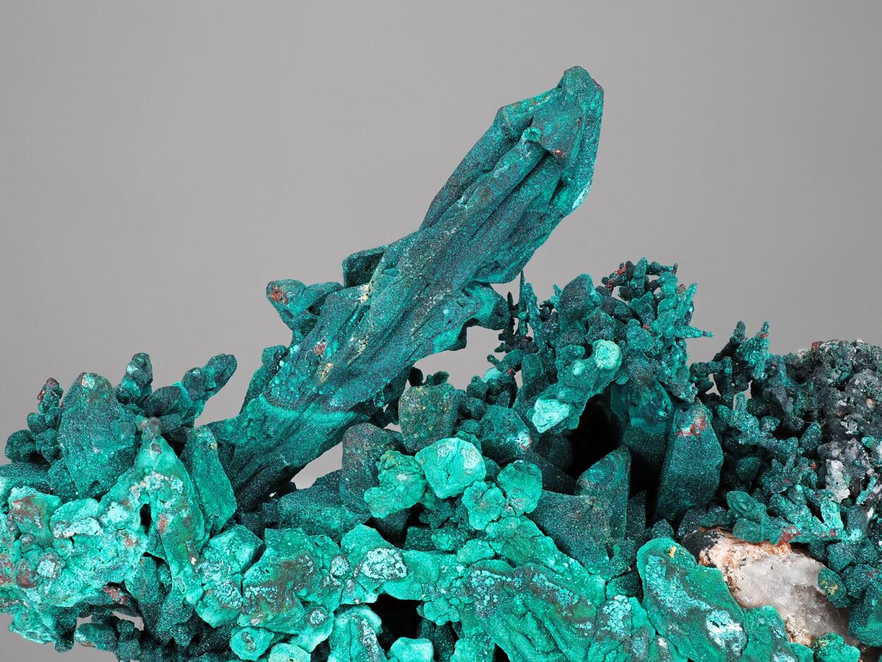 Native Copper & Brochantite