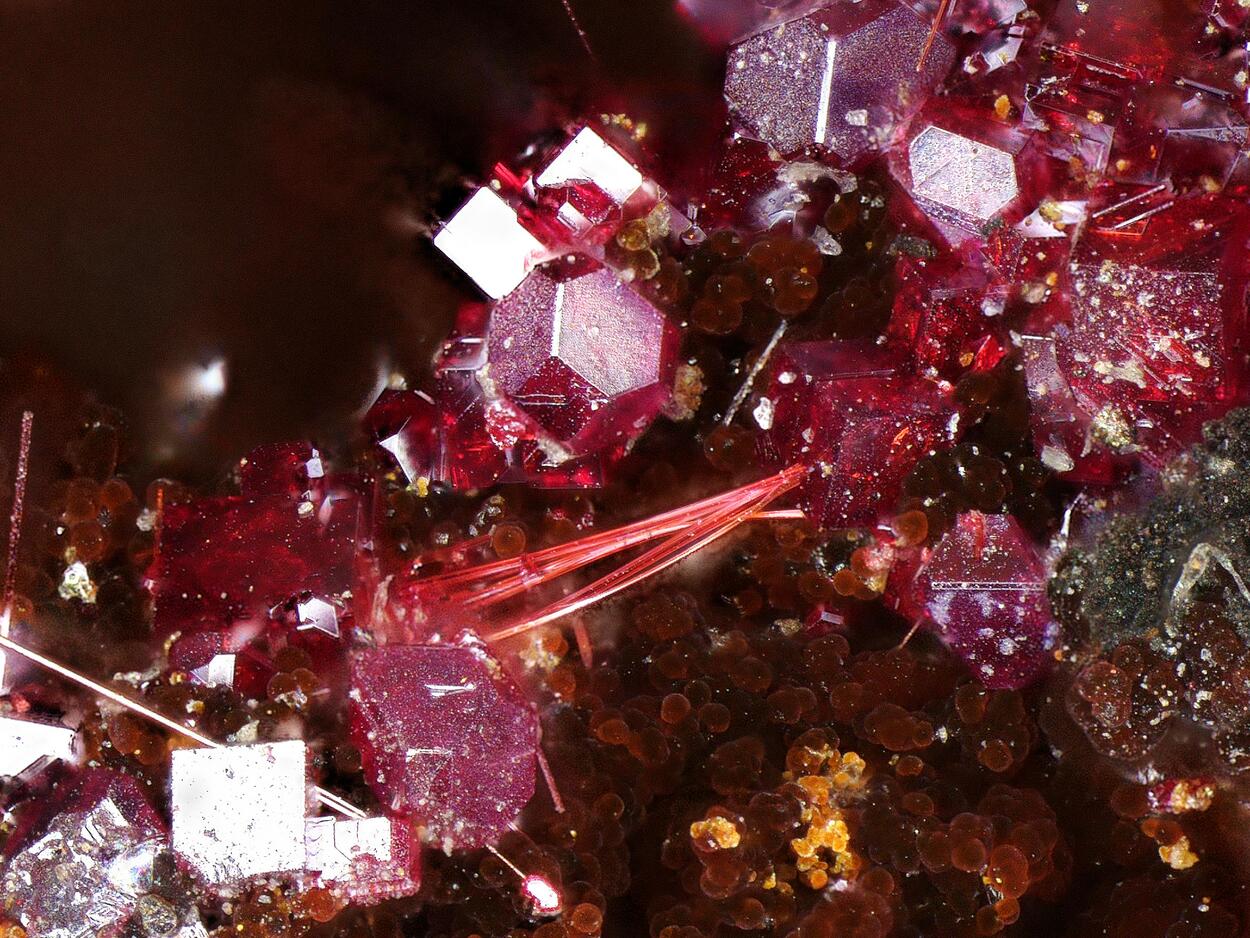 Chalcotrichite & Cuprite