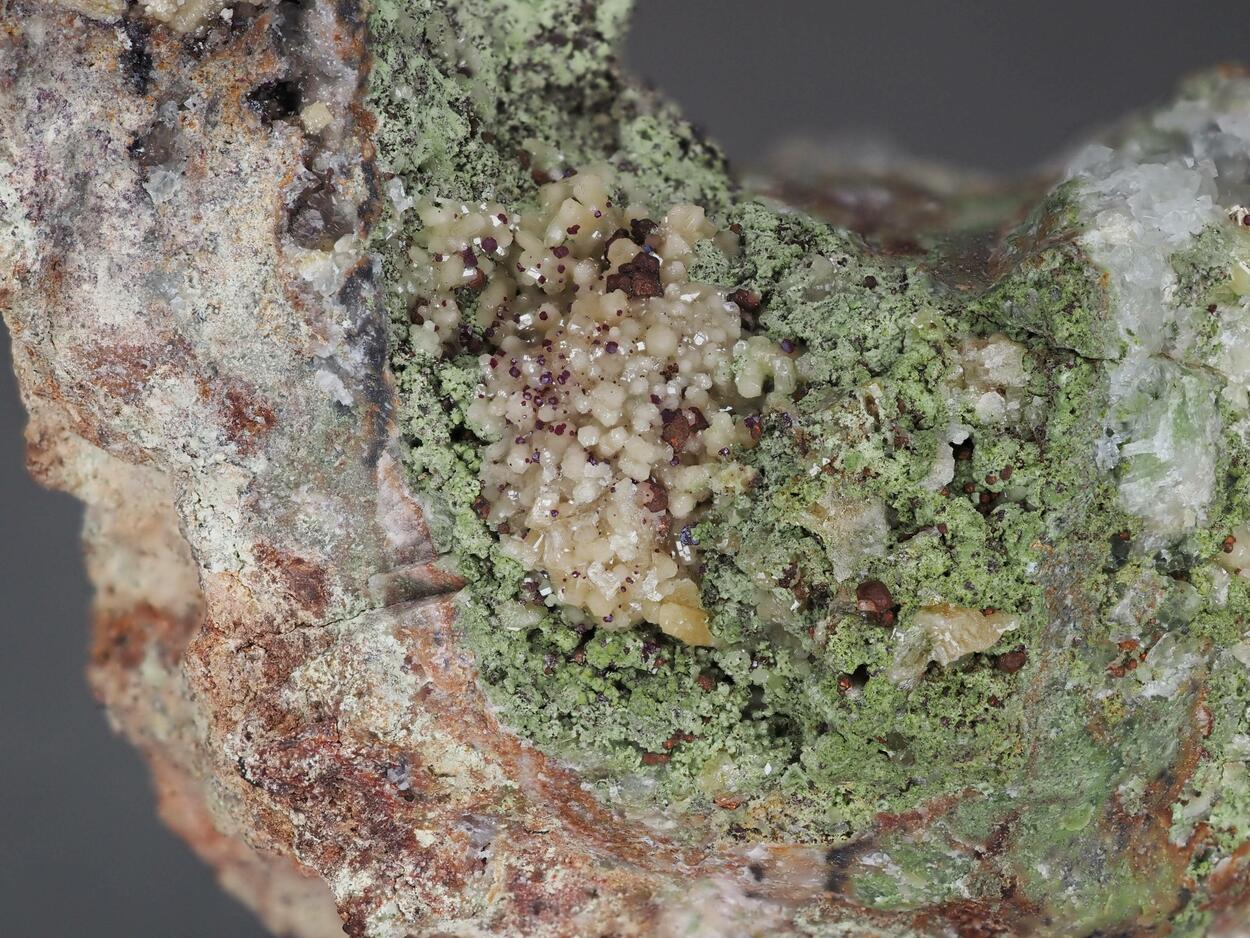 Copper With Cuprite & Smithsonite & Cerussite & Duftite