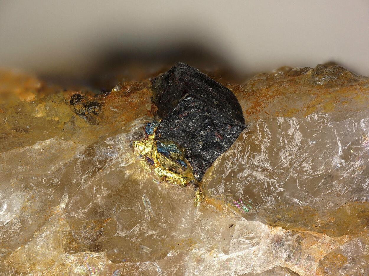 Gold & Limonite Psm Pyrite