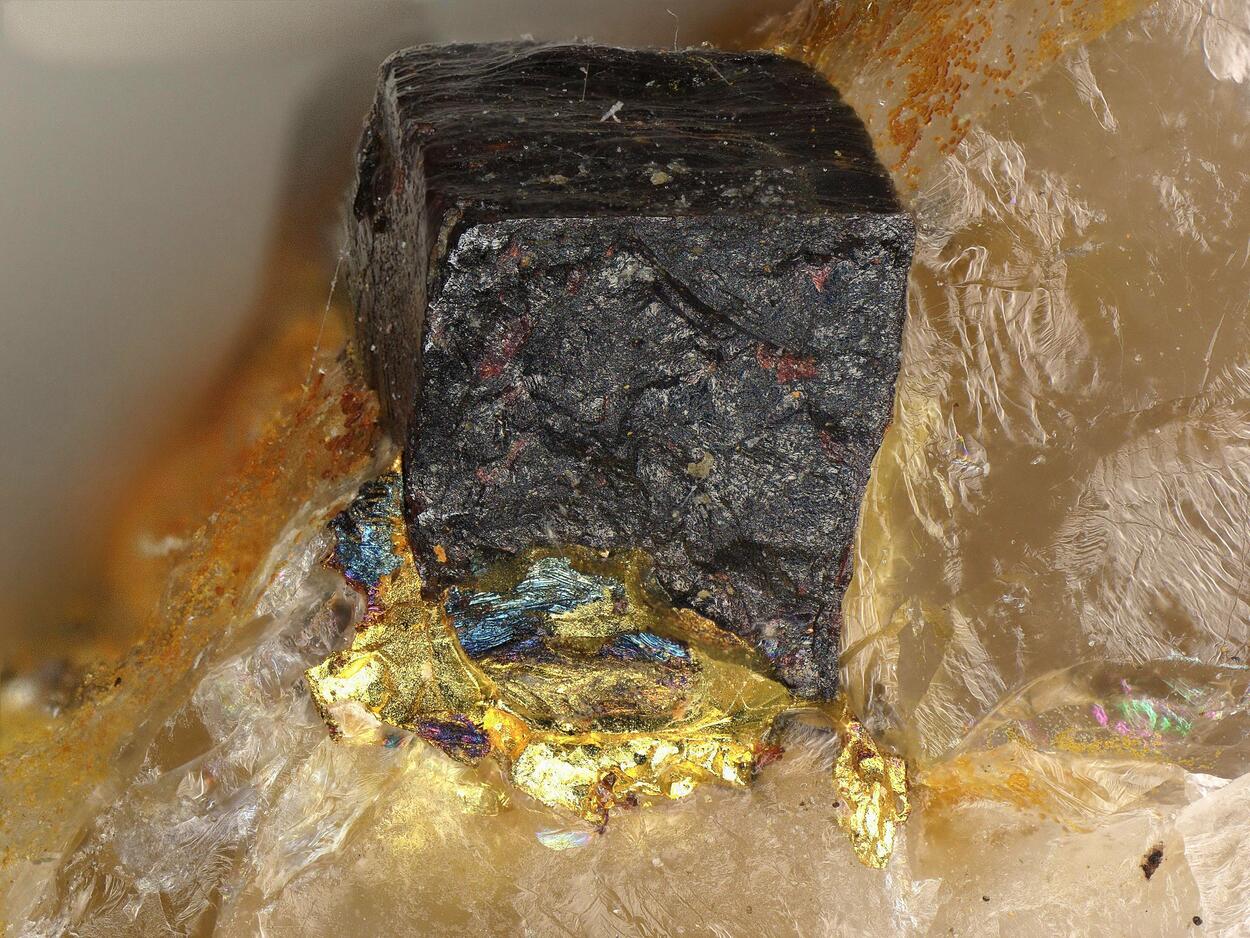 Gold & Limonite Psm Pyrite