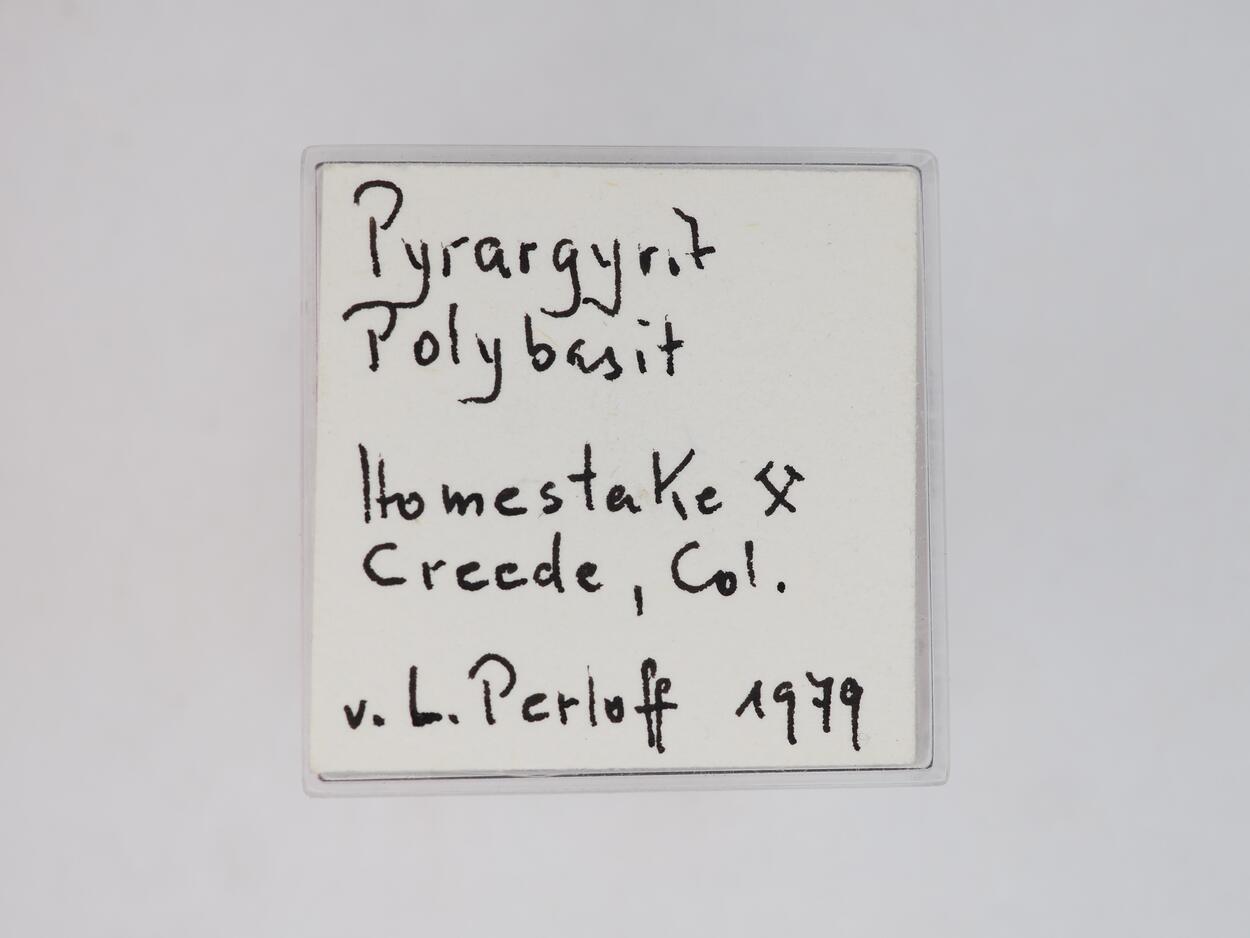 Pyrargyrite & Polybasite