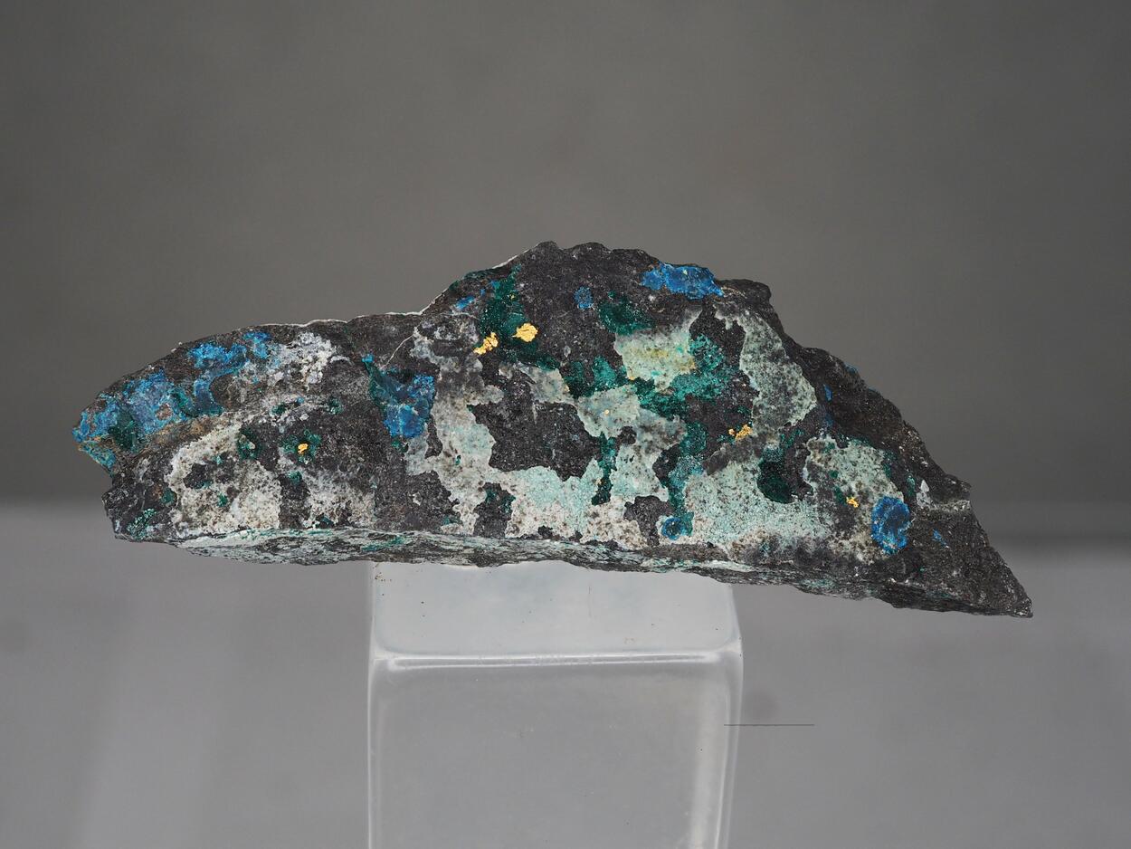 Gold With Paratacamite & Pseudoboleite
