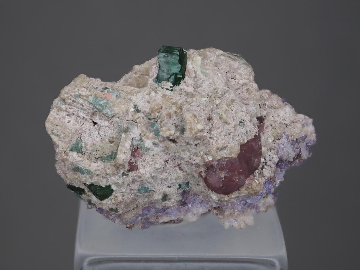 Tourmaline With Apatite & Cookeite