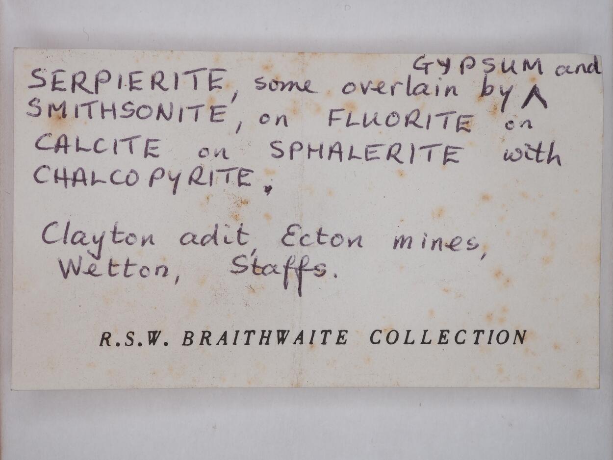 Serpierite & Fluorite