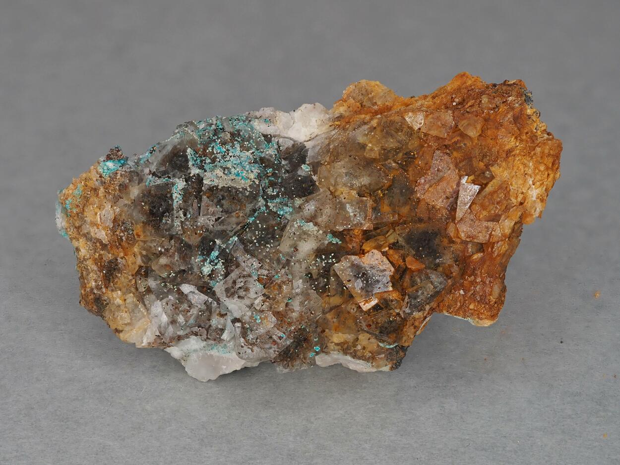 Serpierite & Fluorite