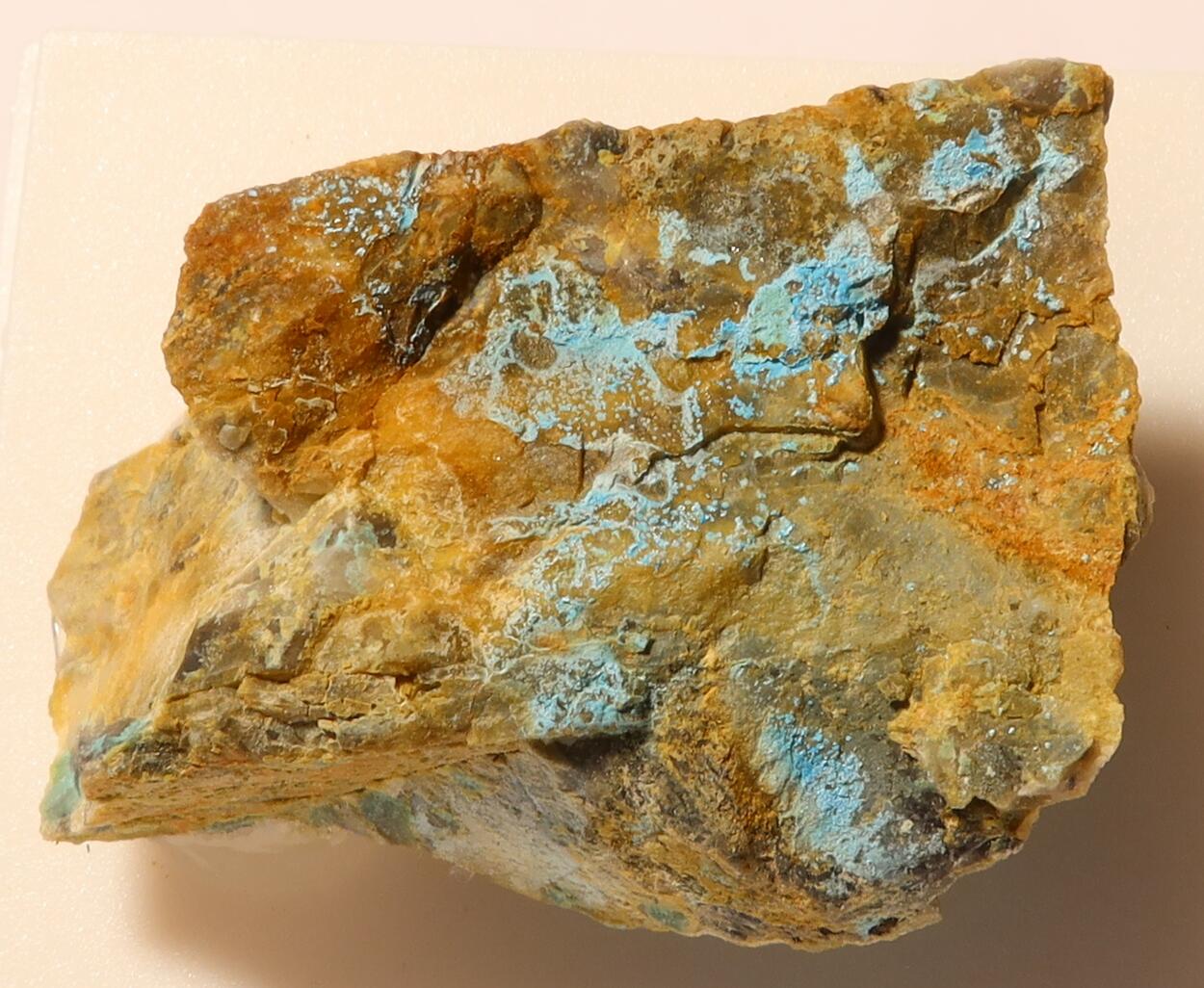 Cyanotrichite & Ajoite