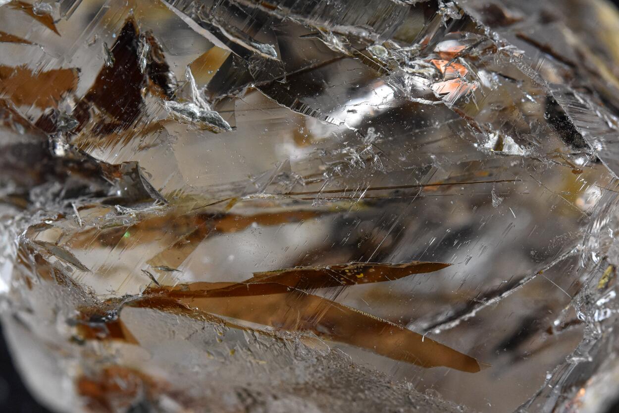 Quartz With Biotite Inclusions