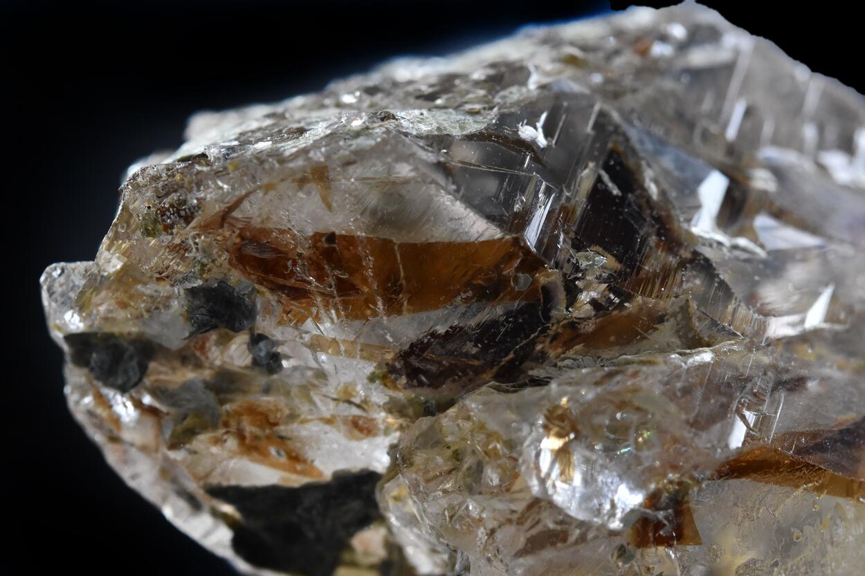 Quartz With Biotite Inclusions