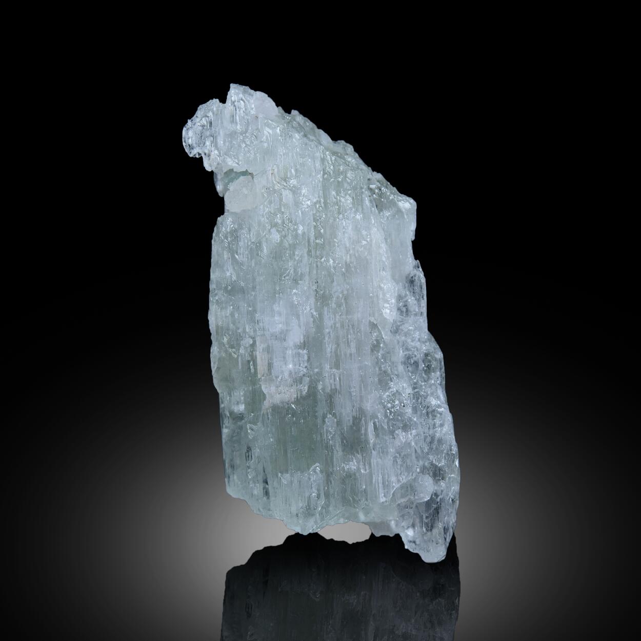 Spodumene Var Kunzite With Tourmaline