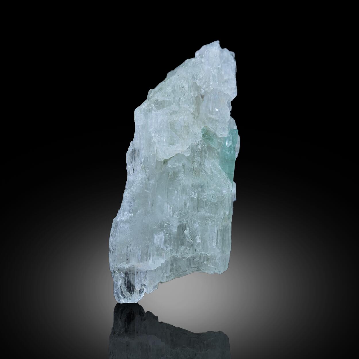 Spodumene Var Kunzite With Tourmaline