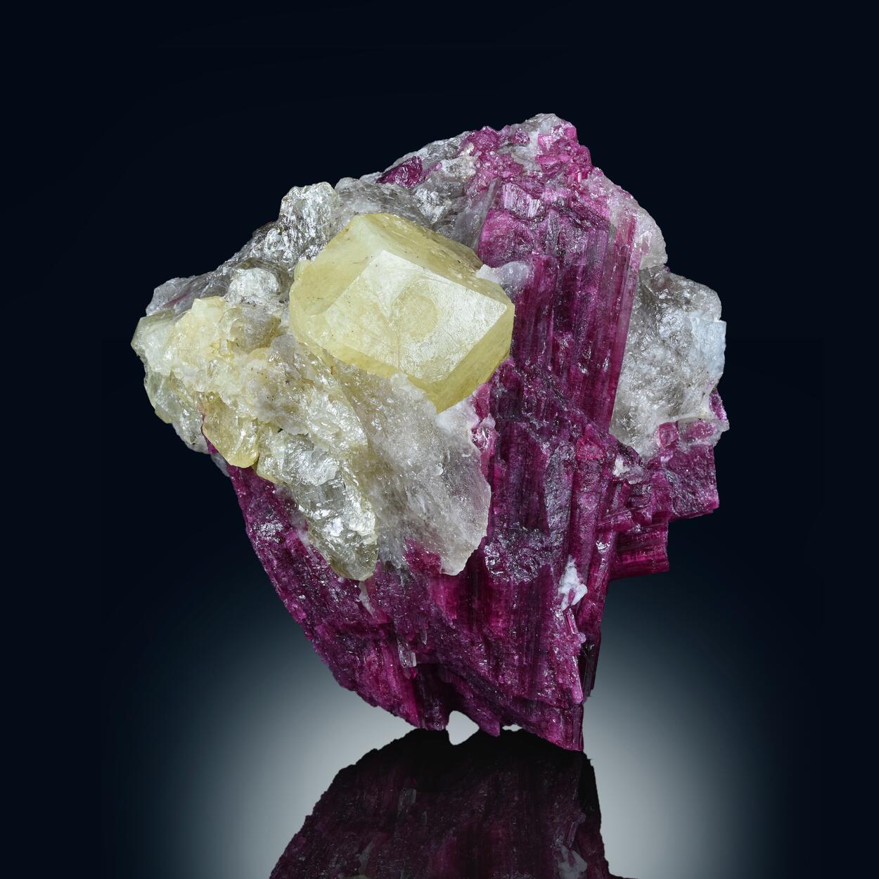 Rubellite With Rhodizite