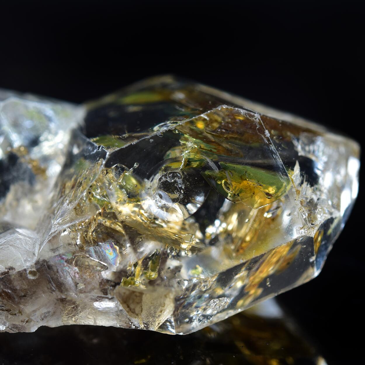 Quartz With Petroleum