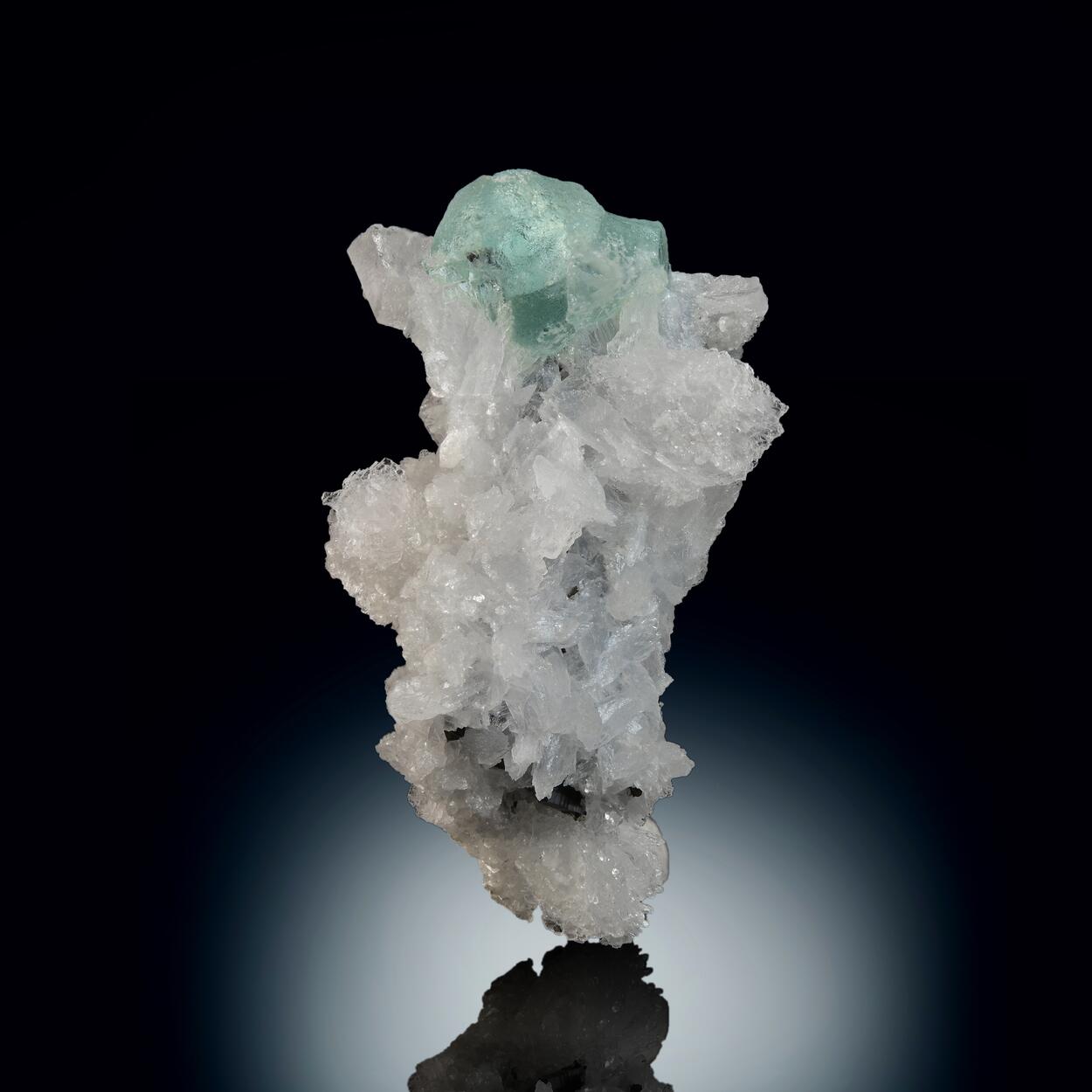 Fluorite With Schorl Quartz & Cleavelandite