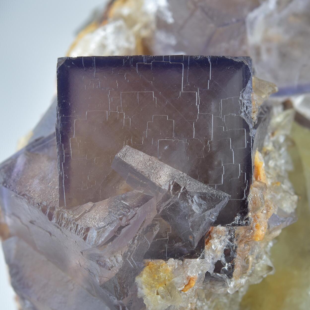 Fluorite With Calcite