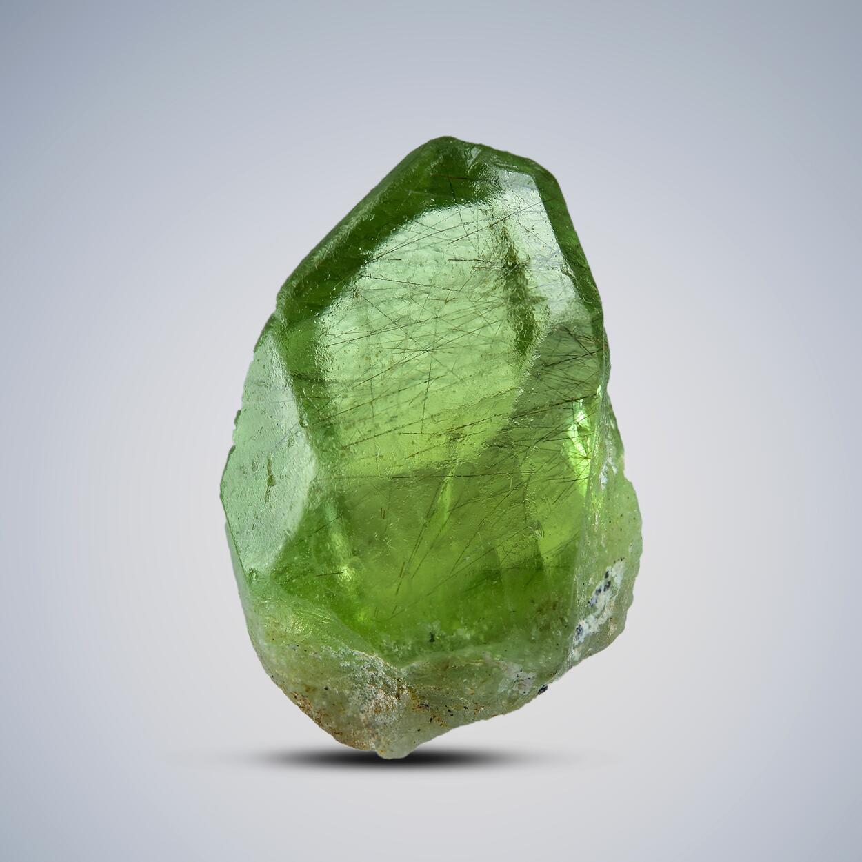 Peridot With Ludwigite