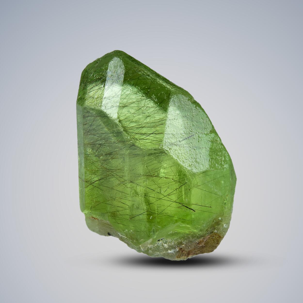 Peridot With Ludwigite