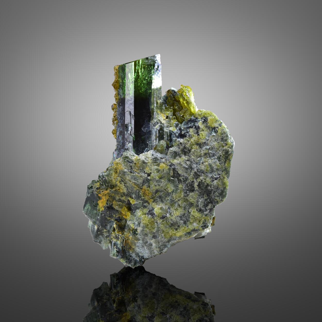 Grossular With Diopside