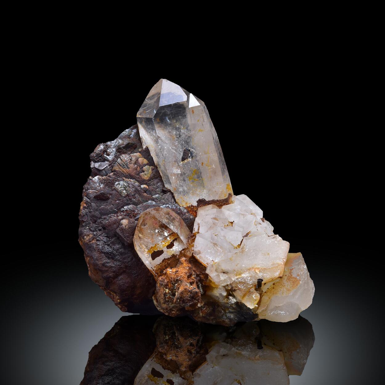 Quartz With Siderite