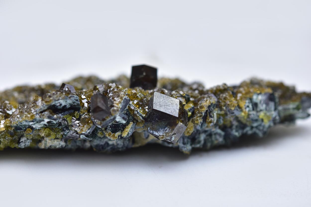 Andradite With Diopside & Clinochlore