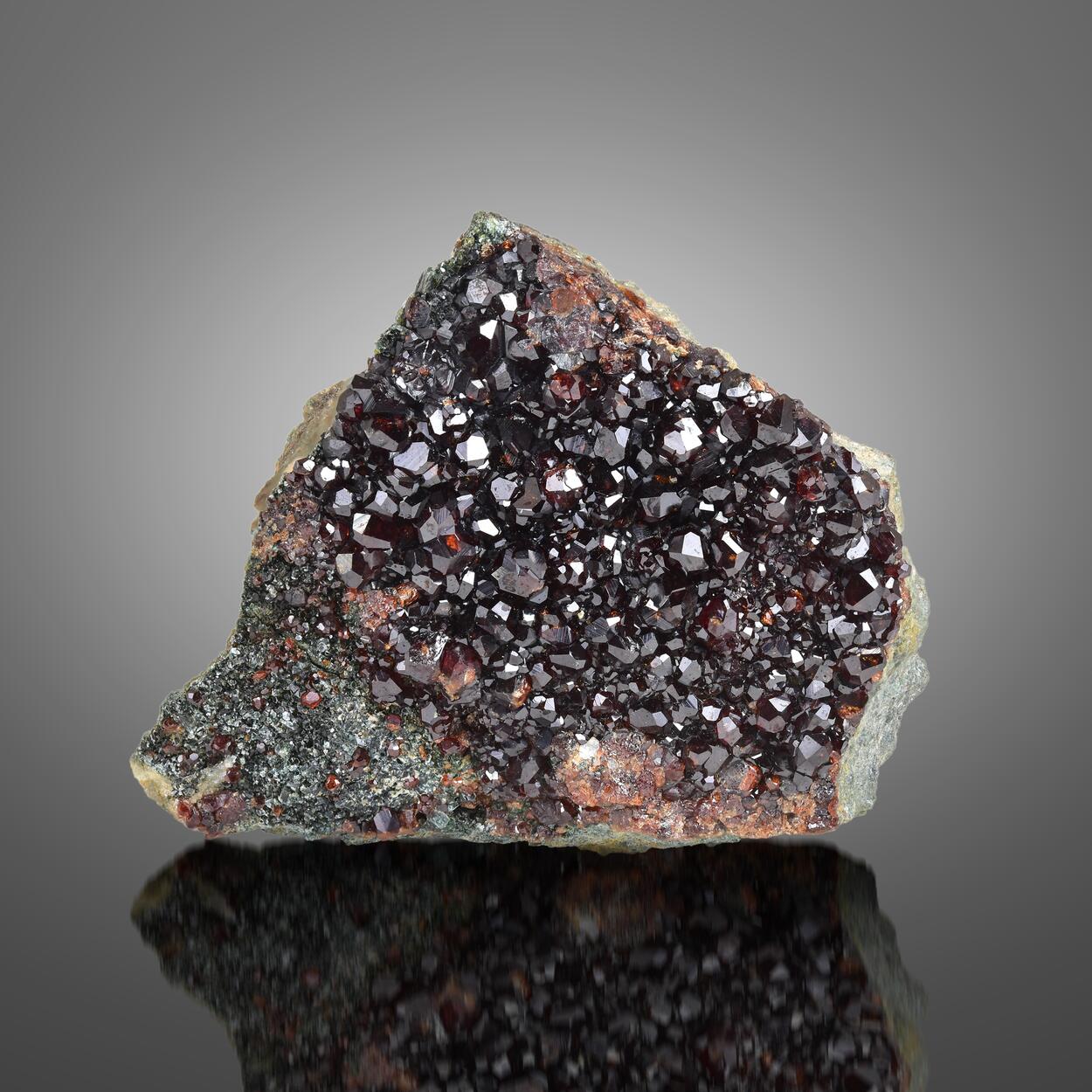 Spessartine With Clinochlore