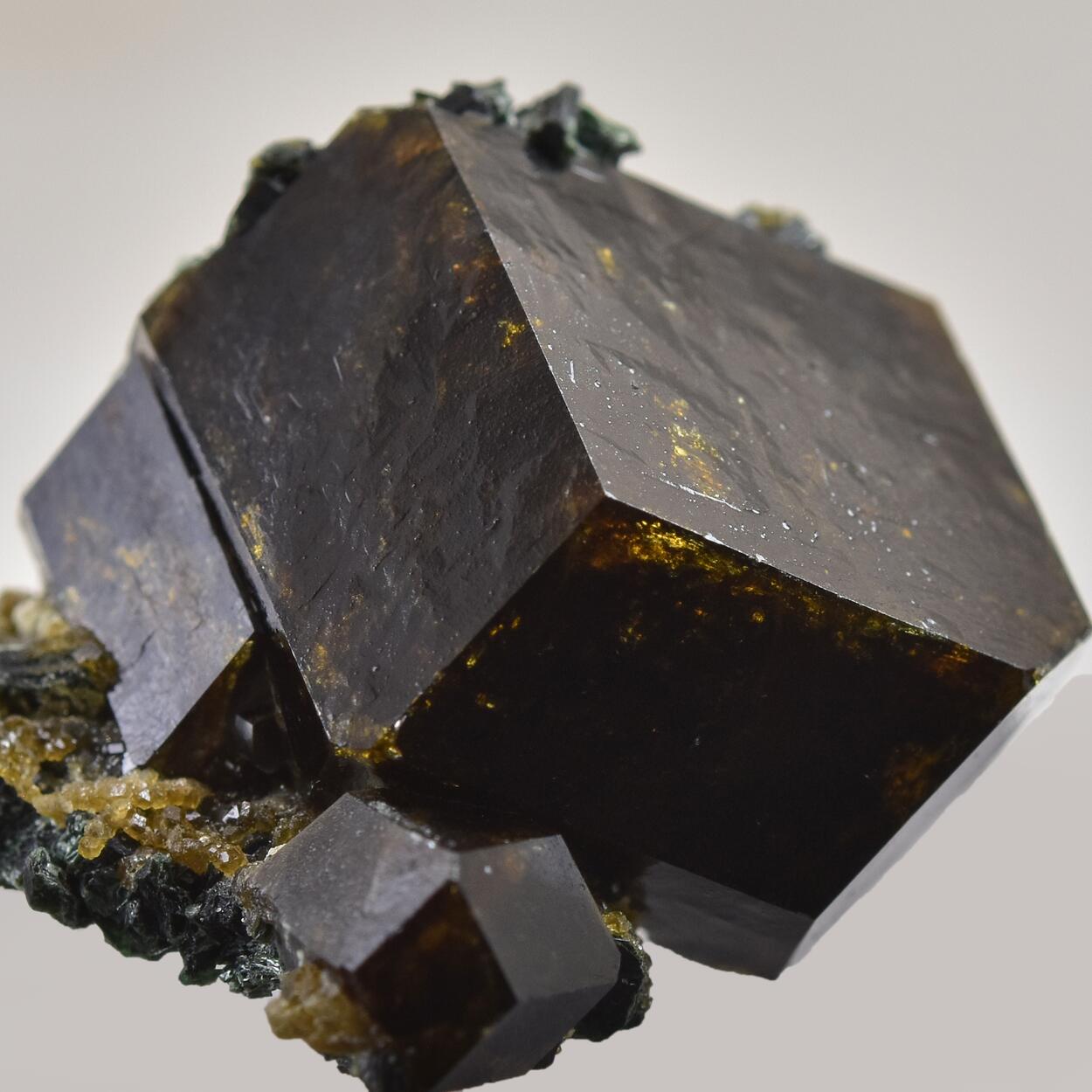 Garnet Var Andradite With Clinochlore