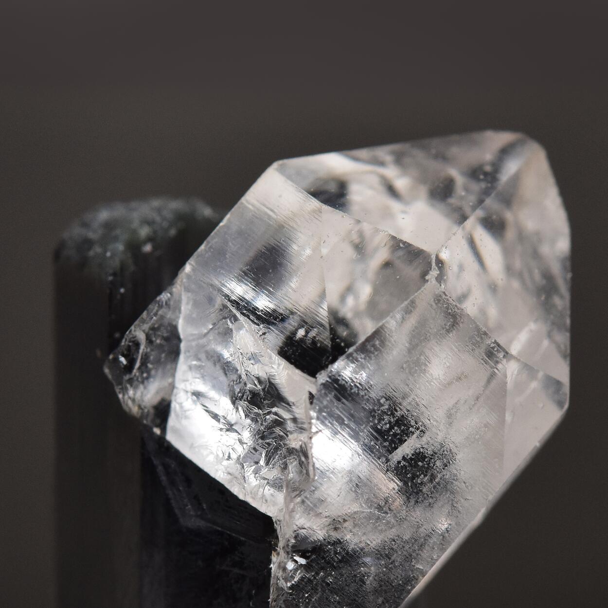Quartz With Schorl