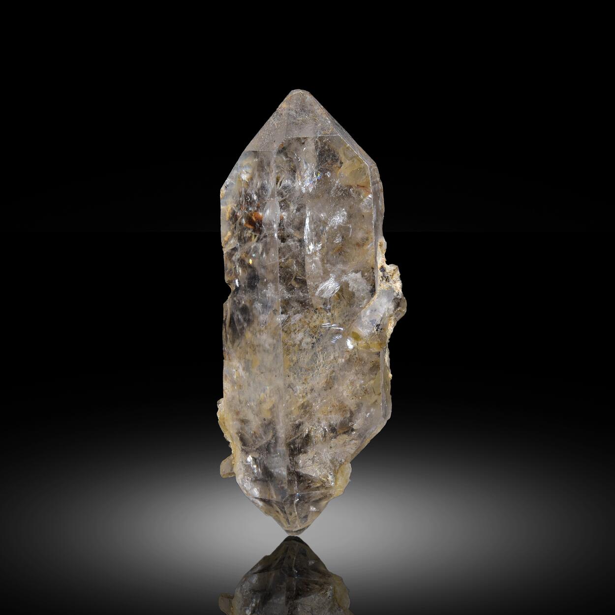 Quartz With Hematite Inclusions