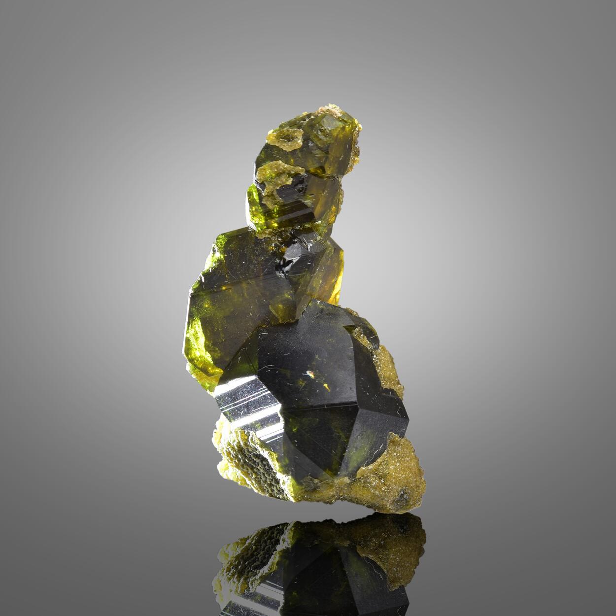 Vesuvianite With Grossular & Diopside